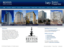 Tablet Screenshot of bprestontowncenter.com